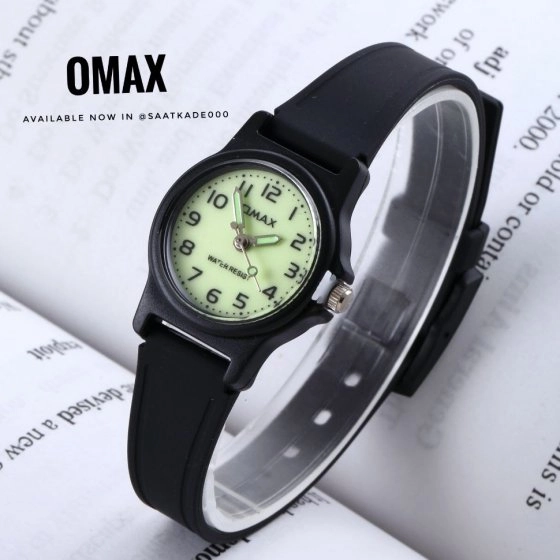 ساعت مچی عقربه ای زنانه اوماکس OMAX سبز روشن کد 9407