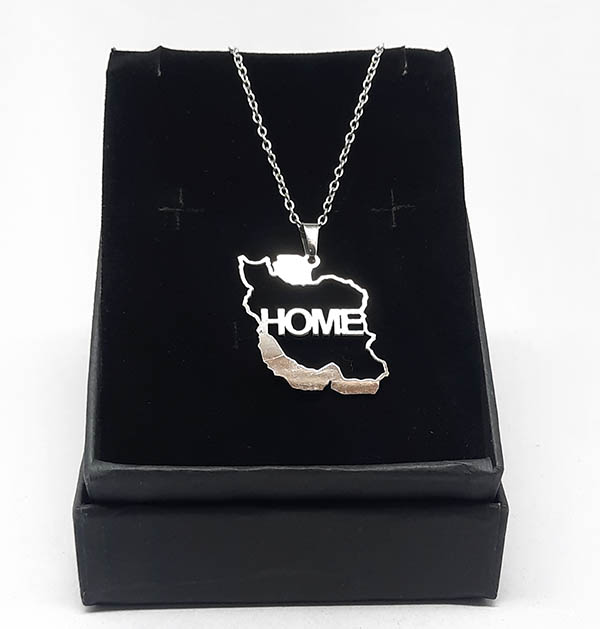 گردنبند ایران HOME استیل ایران کد5