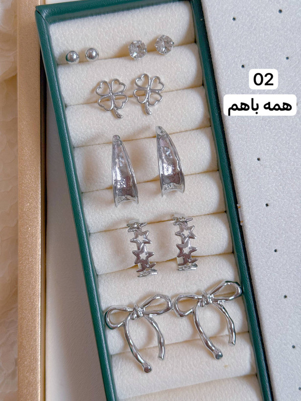 پک گوشواره اقتصادي ترند دخترانه كد2185