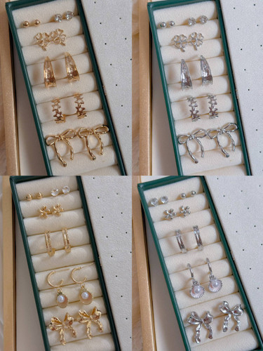 پک گوشواره اقتصادي ترند دخترانه كد2185