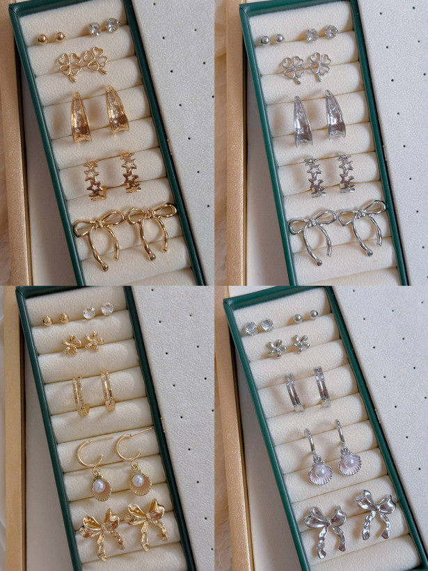 پک گوشواره اقتصادي ترند دخترانه كد2185