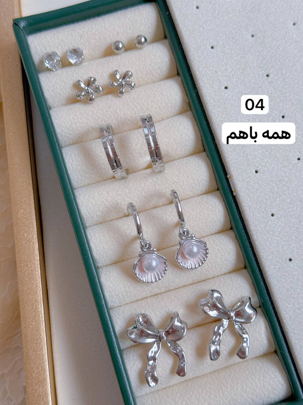 پک گوشواره اقتصادي ترند دخترانه كد2185
