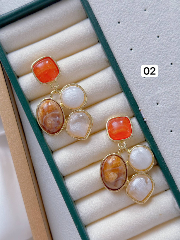 گوشواره سنگی دخترانه كد2191