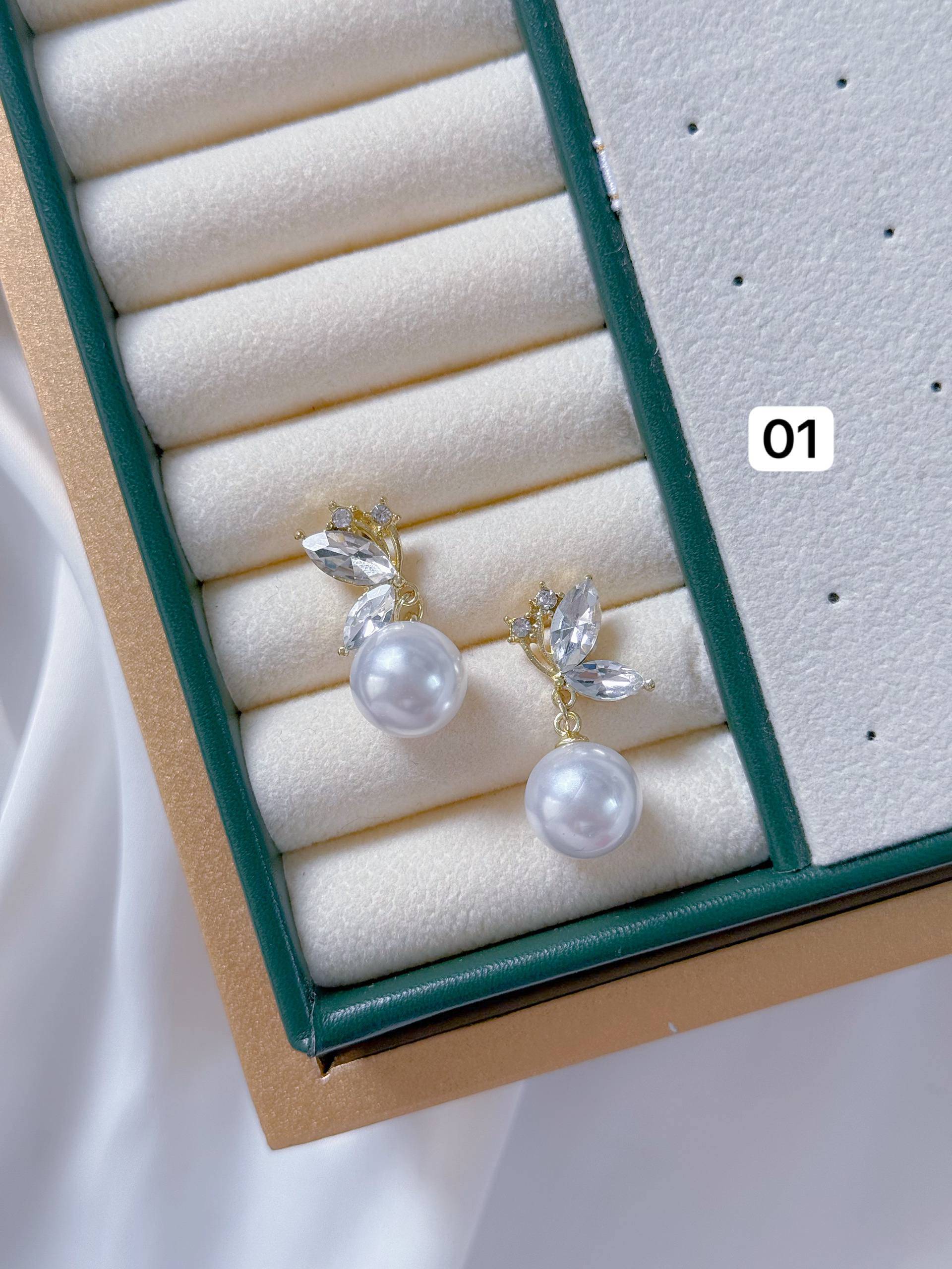 گوشواره مرواریدی ترند كد2228