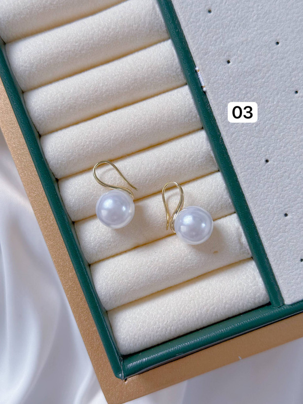 گوشواره مرواریدی پینترستی كد2226