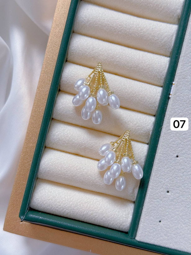 گوشواره مرواریدی پینترستی كد2226