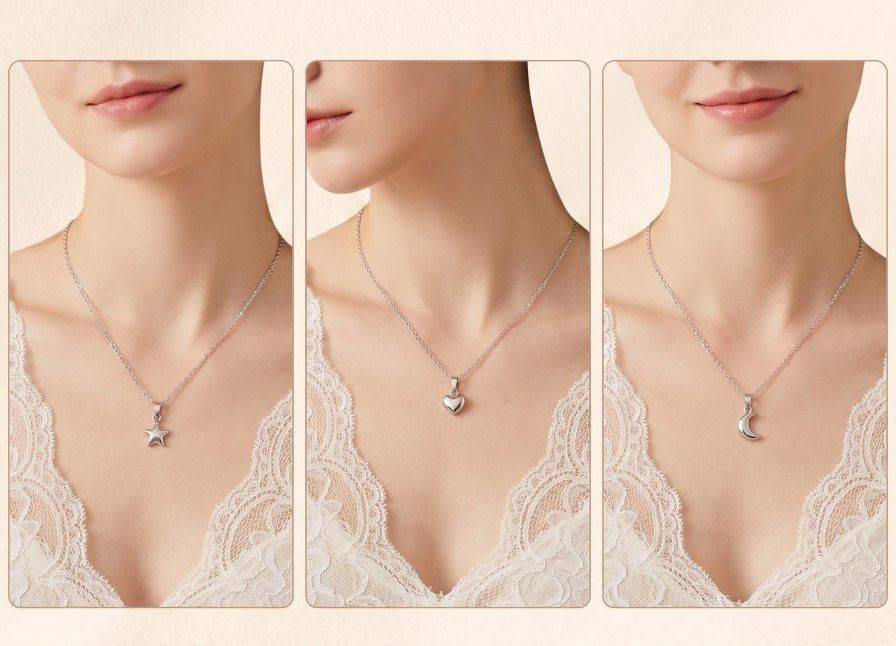 گردنبند دخترانه مدل اسمانی كد2241