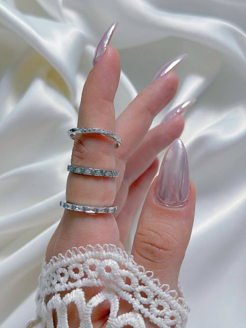 انگشترزنانه رینگی جواهری جدید كد2307