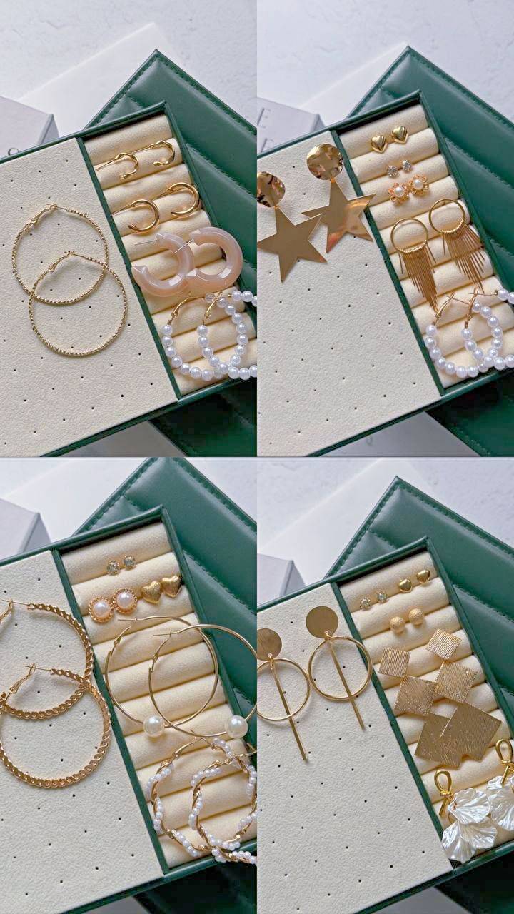 پک گوشواره 6 جفتي پینترستی کاربردی ارزان  كد2352