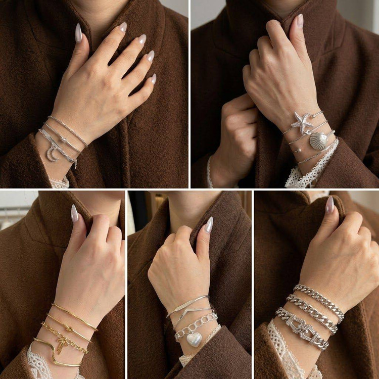 پک دستبند و بنگل دخترانه تینیجری كد2357