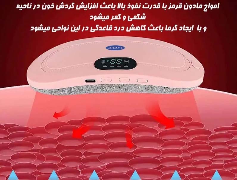 ماساژور قاعدگی گرم کننده لونار