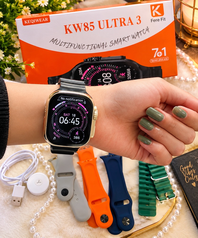 اسمارت واچ KW85 ULTRA3 هفت بند - کد 813