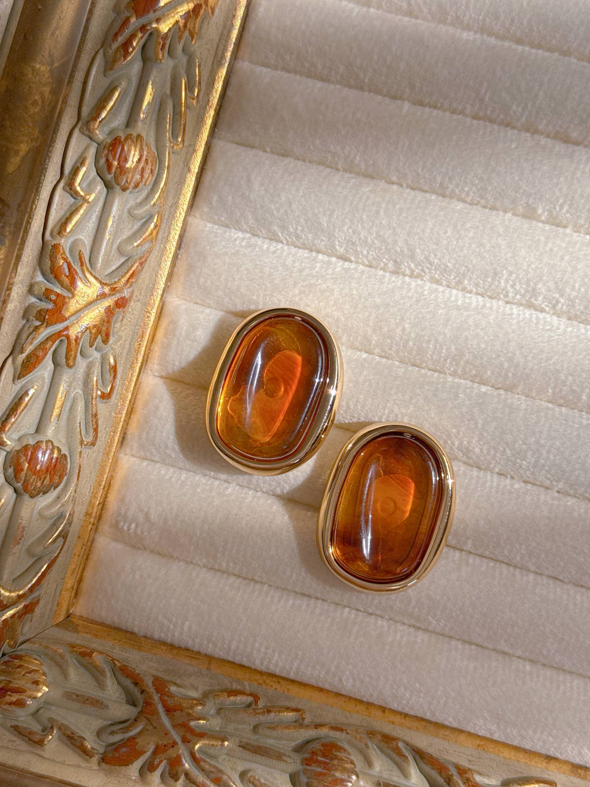 گوشواره سنگی كد1558/میخ استیل/وارداتی/کیفیت بالا/ضدحساسیت/