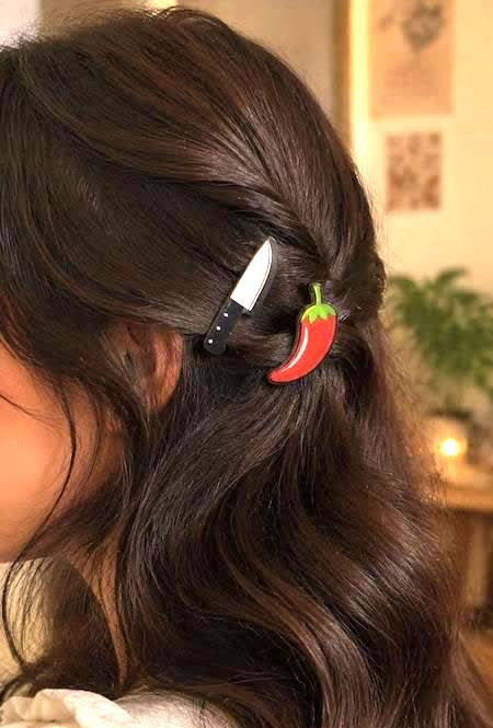 گیره مو استیکری فانتزی عروسکی و خاص/گزينه انتخاب كنيد