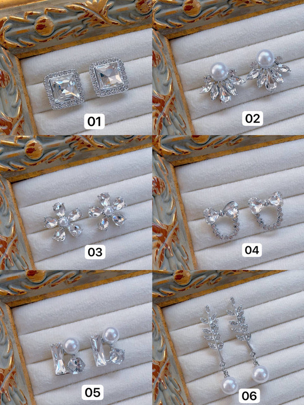 گوشواره طرح جواهرجدید كد2426