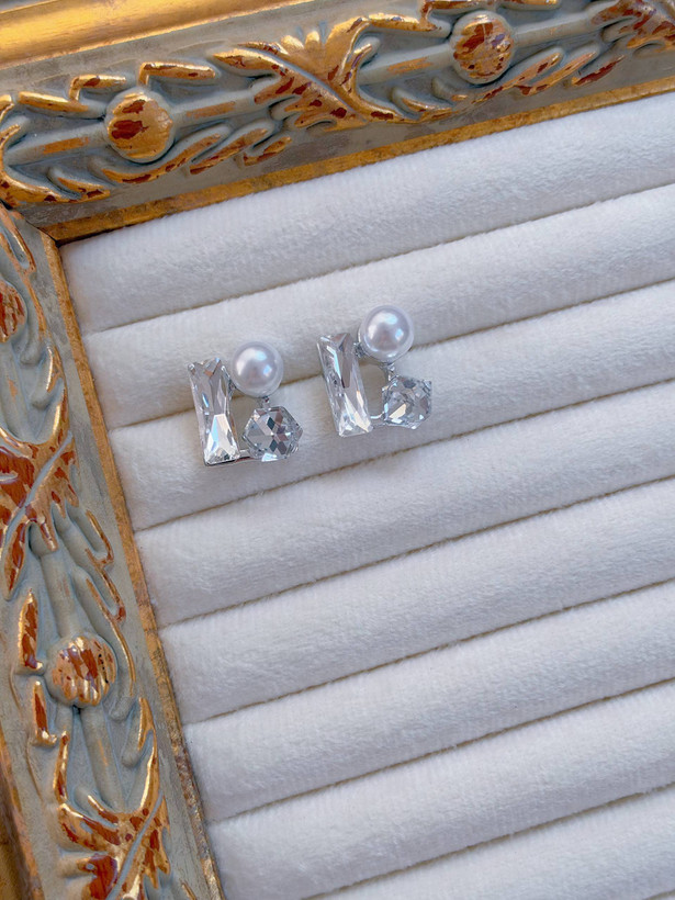 گوشواره طرح جواهرجدید كد2426