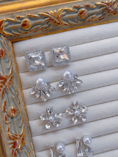 گوشواره طرح جواهرجدید كد2426